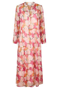 Nobis Maxi Flower Dress | Rosa