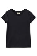 Arden Organic O-ringad T-shirt | Svart