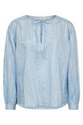 Simi Blus | Chambray Blå Silver