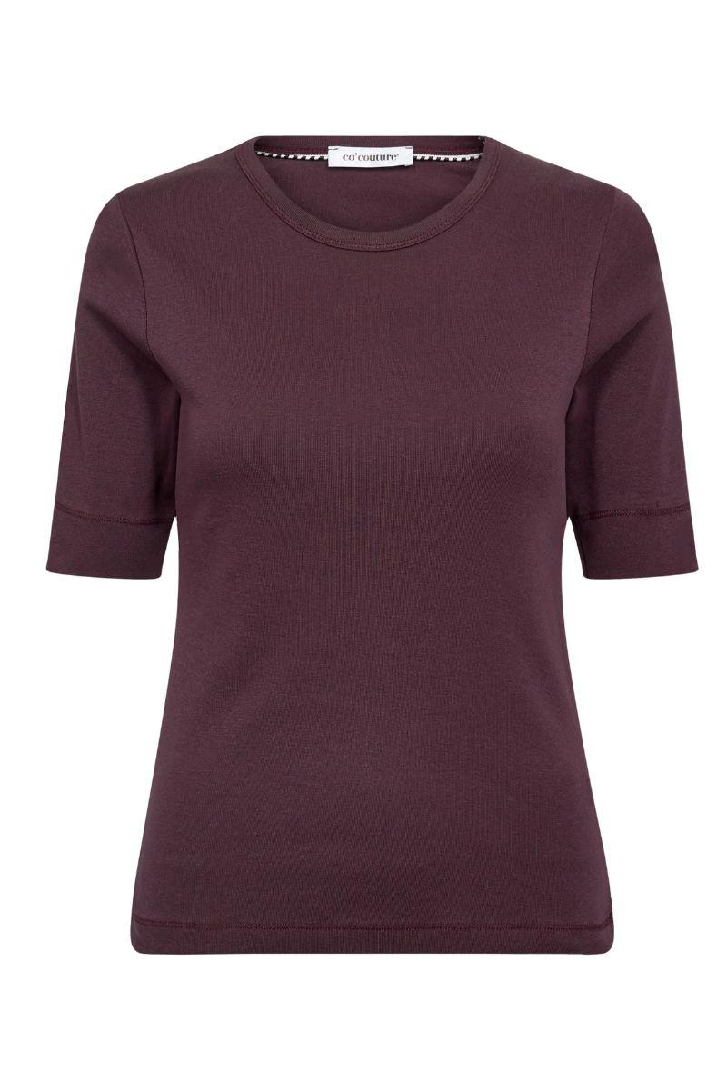 Granny SS Tee 33016 | Winered | T-Shirt fra Co'couture