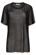 Mesh Oversize T-shirt 33129 | Svart