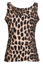 Alma Turn Top | Big Lux Leo Fossil | Bluse fra Liberté