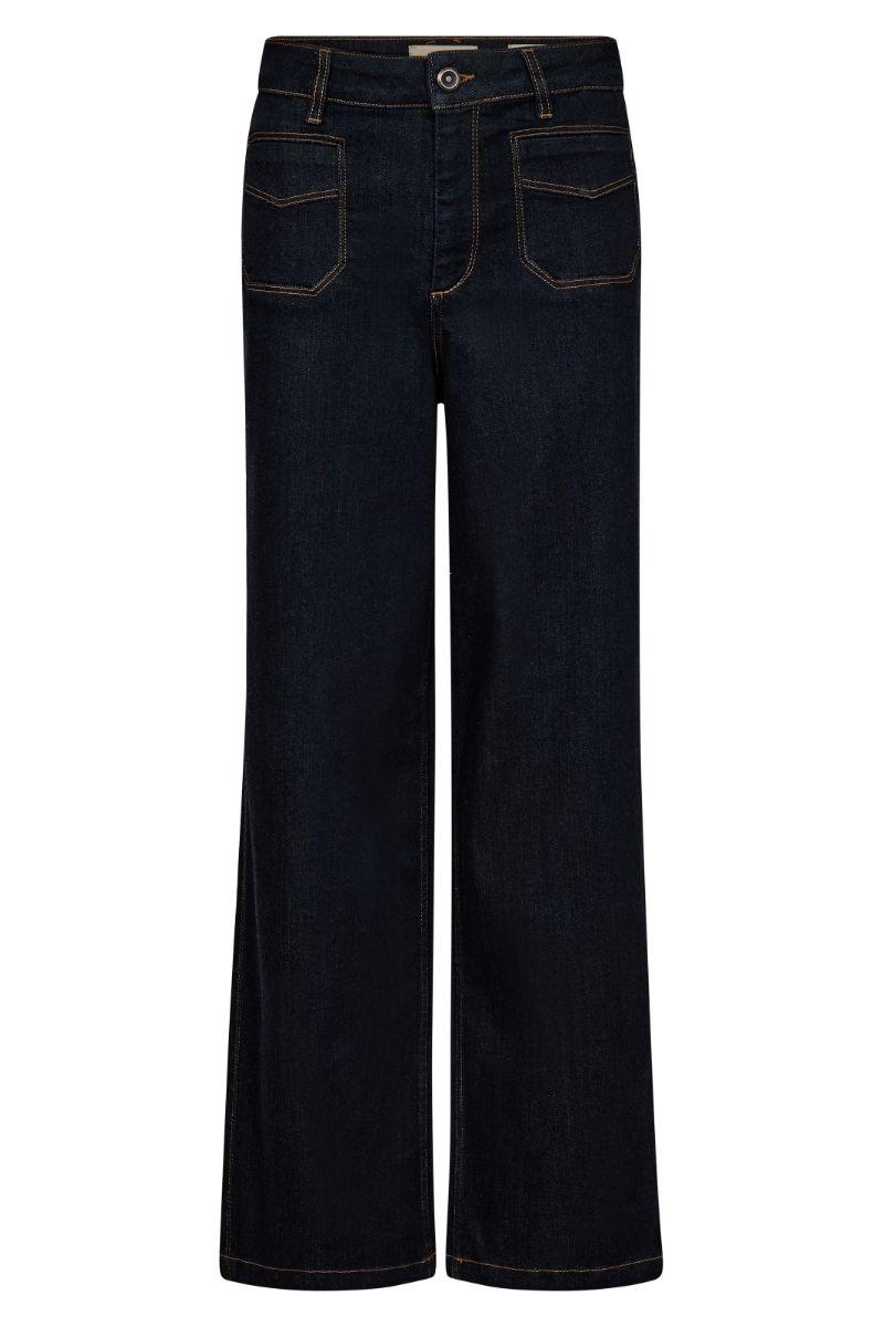Colette Deluxe Jeans 32' | Dark Blue | Jeans fra Mos Mosh