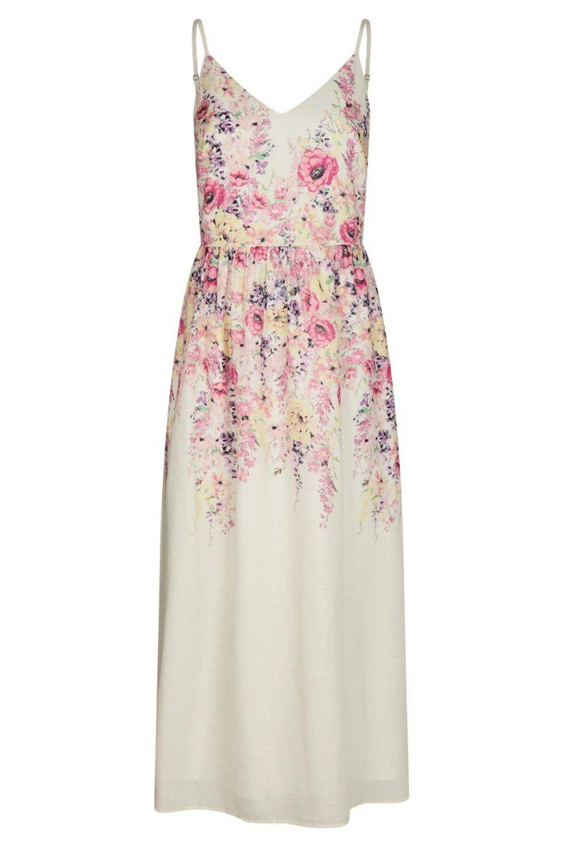Sanni Flower Print Dress | Ivory | Kjole fra Neo Noir