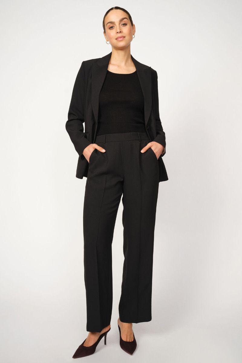 Bai Miley Pant Regular | Black | Bukser fra Mos Mosh