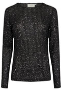 Paljett-tröja | Svart