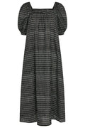Tiia Klänning | Svart Offwhite