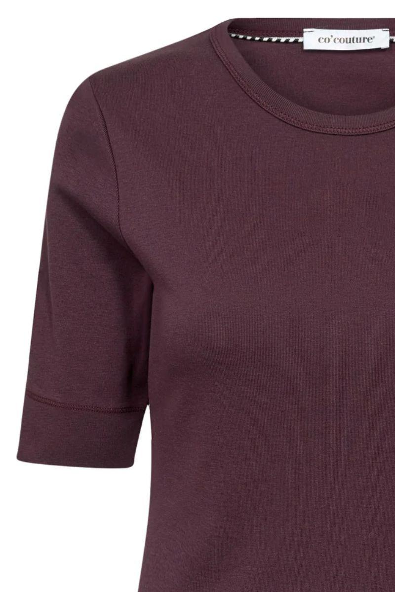 Granny SS Tee 33016 | Winered | T-Shirt fra Co'couture