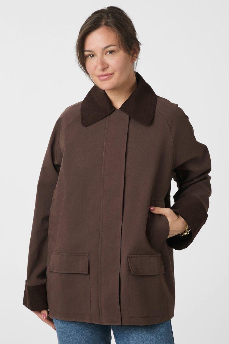 Anastacia Cord Jacket | Brown | Jakke fra Neo Noir