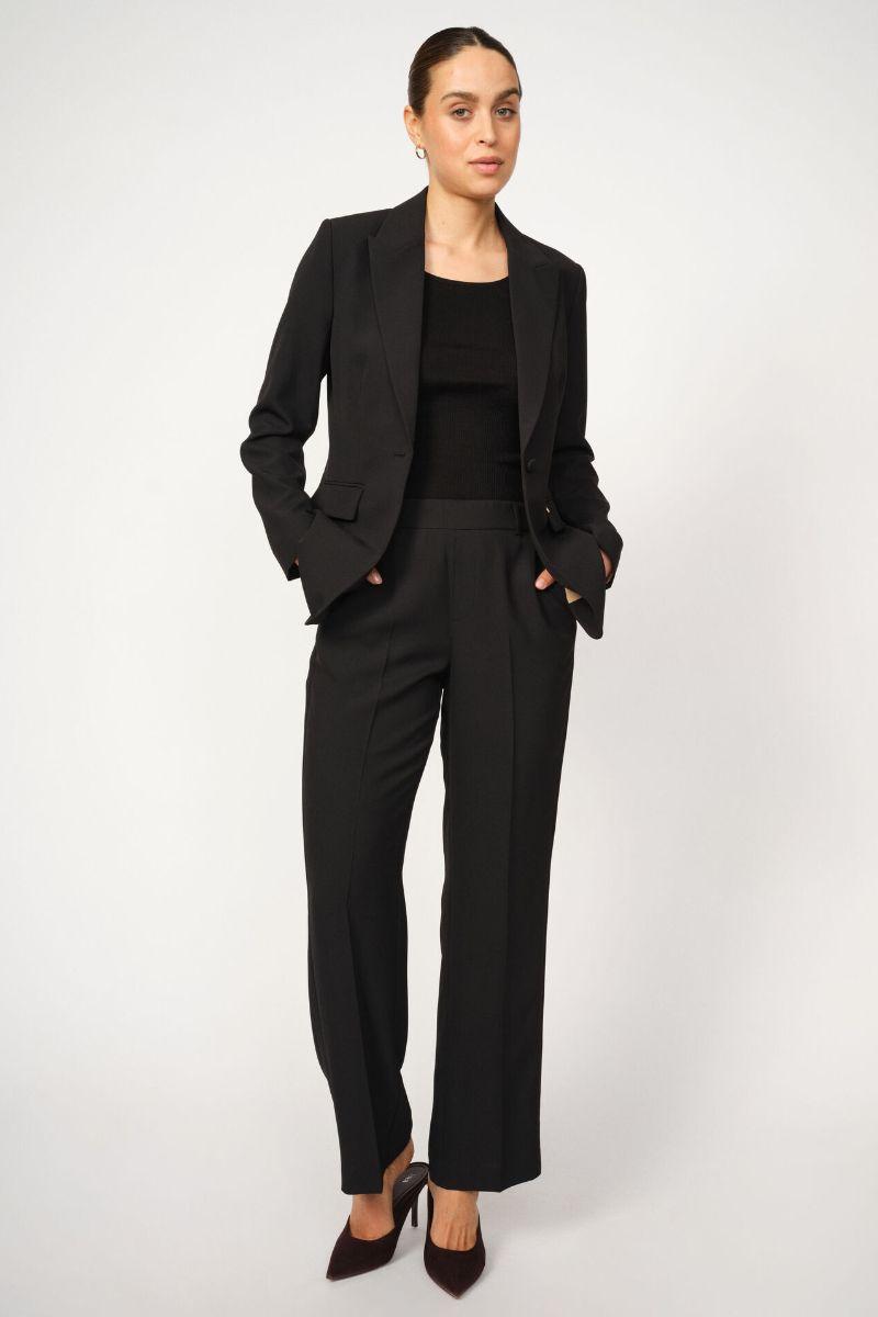 Bai Miley Pant Regular | Black | Bukser fra Mos Mosh