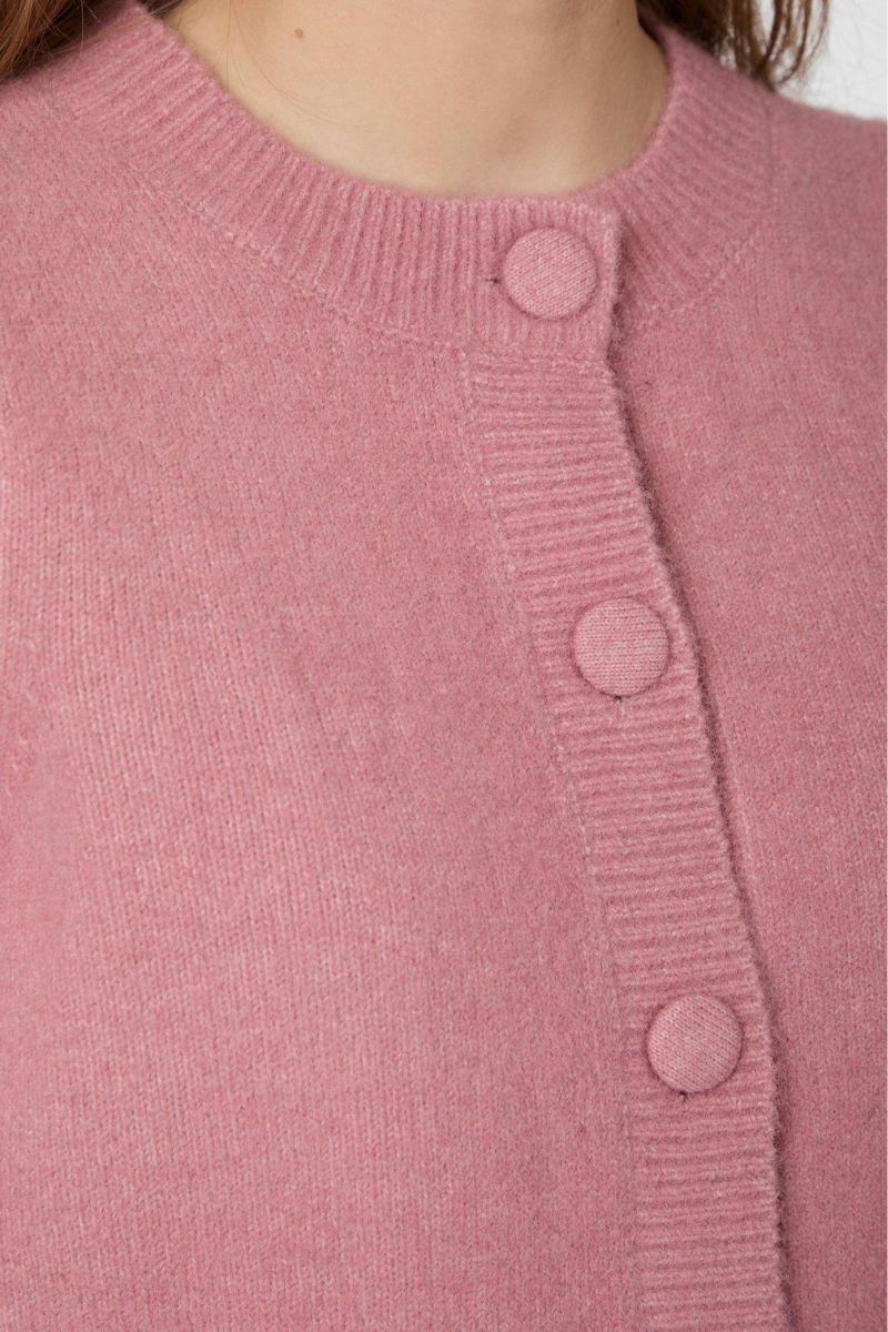 Trudy Knit Cardigan | Rose | Strik fra Neo Noir