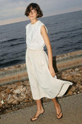 Sazha Mix Klänning | Ecru