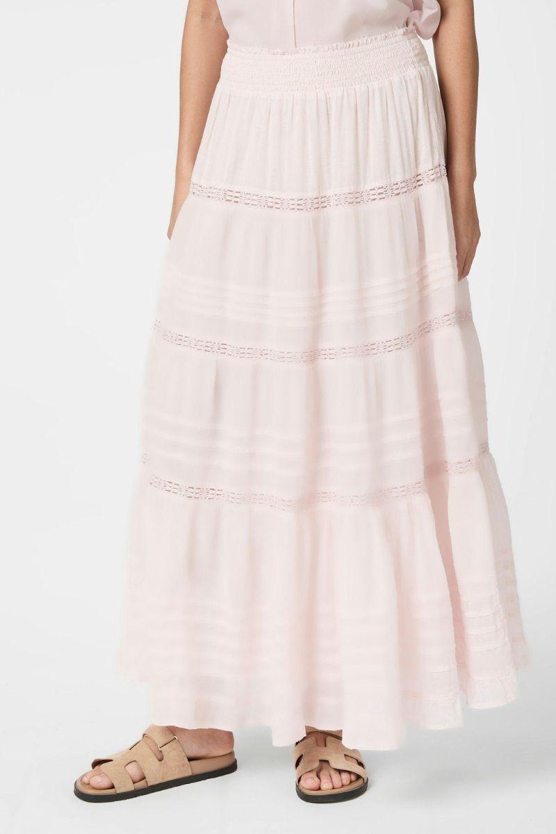 Felicia S Voile Skirt | Light Pink | Nederdel fra Neo Noir