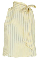 Veda Stripe Top | Light Yellow | Bluse fra Neo Noir