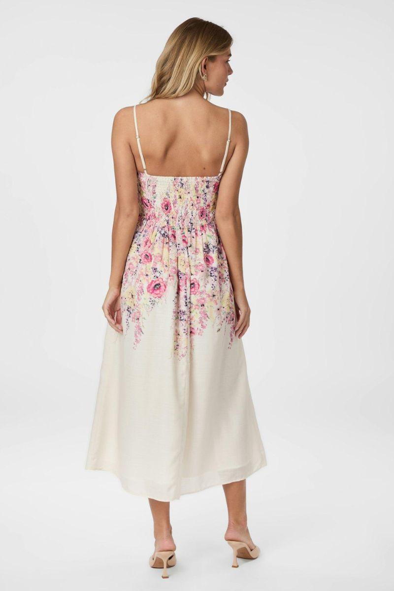 Sanni Flower Print Dress | Ivory | Kjole fra Neo Noir