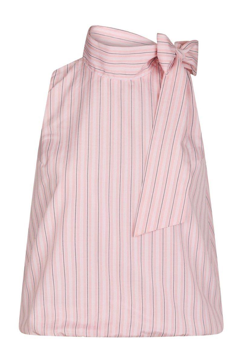 Veda Stripe Top | Rose | Bluse fra Neo Noir