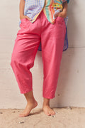 Beskurna Byxor Fy016 | Rosa