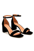 Serena Block Heels | Svart