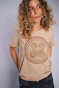 Zano O-Ss Broderad T-shirt | Sesam