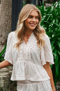 Evienne S Voile Top | Ljusrosa
