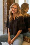 Siama S Voile Blus | Svart