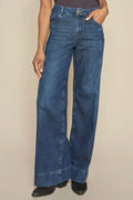 Reem Epic Långa Jeans | Mörkblå