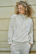 Ello Zip Sweatshirt | Fjädergrå