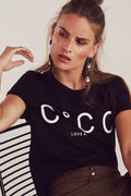 Coco Signature T-shirt | Svart