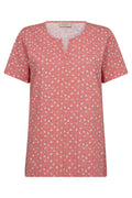 Viva T-shirt 204125 | Georgia Peach Simply Taupe