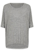 Lora Ss Blus | Lt Grå Melange