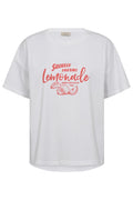 Fenjal T-shirt 205909 | Brilliant White Hot Coral