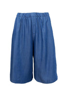 Pueblo Tencel Shorts | Jeans Blue | Bukser fra Black Colour