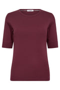 Mormor Ss T-shirt 33016 | Vinröd
