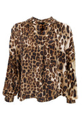 Luna Blus | Mörk Leopard