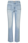 Ashley Olymponesize Jeans Ankel | Ankel Ljusblå