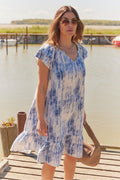 Sunrise Crop Sky Dress 36539 | Blå