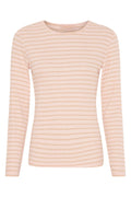 Signe Långärmad T-shirt | Beigeguld