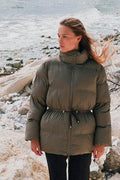 Mayra C Pufferjacka 162394 | Mörk Taupe