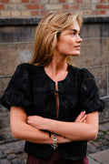 Aska Jacquardblus | Svart