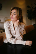 Landa Leo Jacquardblus | Champagne