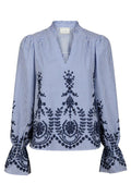 Amara Randig Blus 163363 | Blå