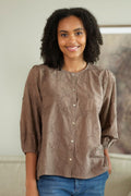 Alma Blus 2769 | Svampmönstrad