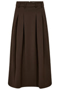 Anya Plisserad Kjol 34178 | Mocka