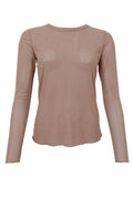 Alexis T-shirt med stenar | Latte