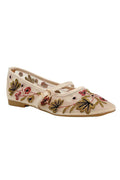 Noelle blommig ballerina | Beige