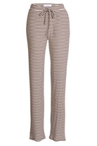 Natalia Straight Pants | Brown Creme Stripe | Bukser fra Liberté