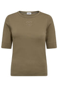 Mormor Broderad Ss T-shirt | Armé