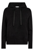 Row Hoodie Stickad 32168 | Svart