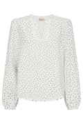 Elin Blus 207315 | Star Offwhite Svart