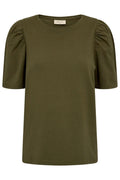 Fenja T-shirt Puff | Olive Night
